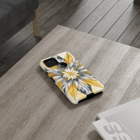 Sunshine Bloom Mosaic - Impact Resistant Phone Case